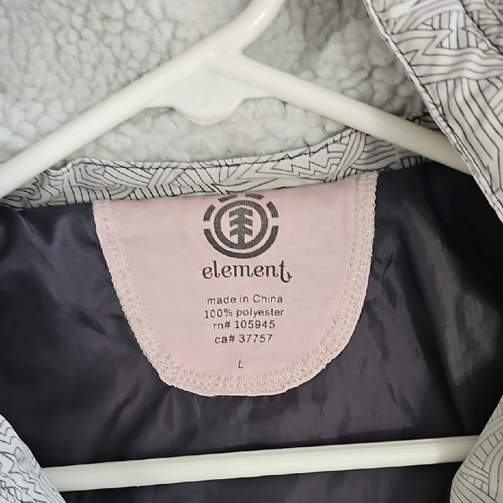 Element Gray Hooded Jacket With Pattern - image 2